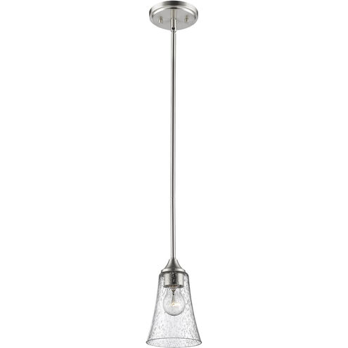 Natalie 1 Light 5 inch Satin Nickel Mini-Pendant Ceiling Light